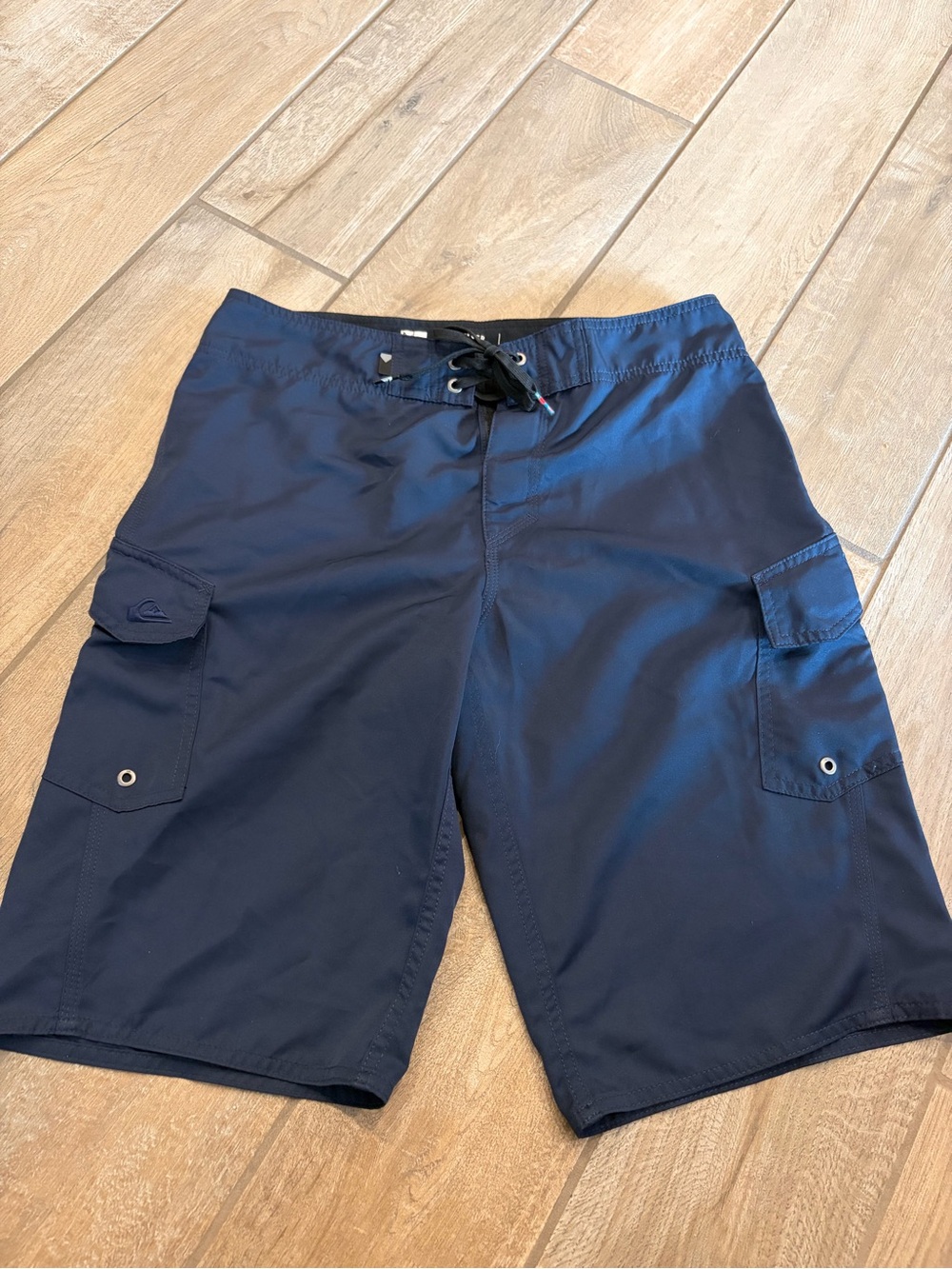Quiksilver navy blue board shorts size 30